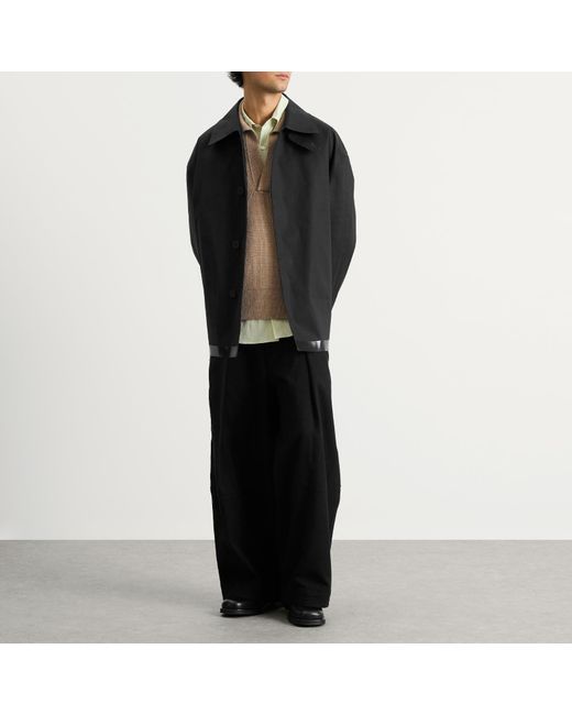 Studio Nicholson Black X Mackintosh Short Bonded Mac for men