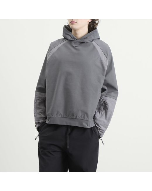 Nike Gray Tech Shori Utility Hoodie for men