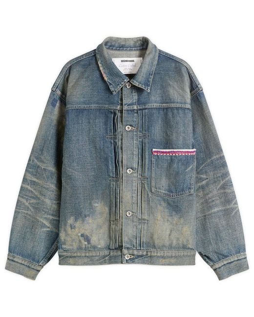 Neighborhood Savage Denim Type-1 Jacket in Blue for Men | Lyst