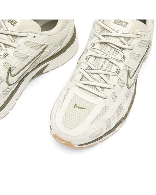 Nike White P-6000 Sneaker