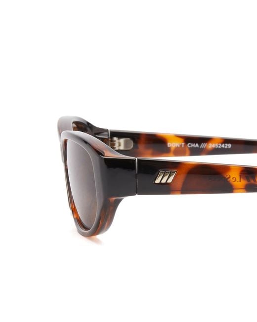 Le Specs Brown Don'T Cha Sunglasses