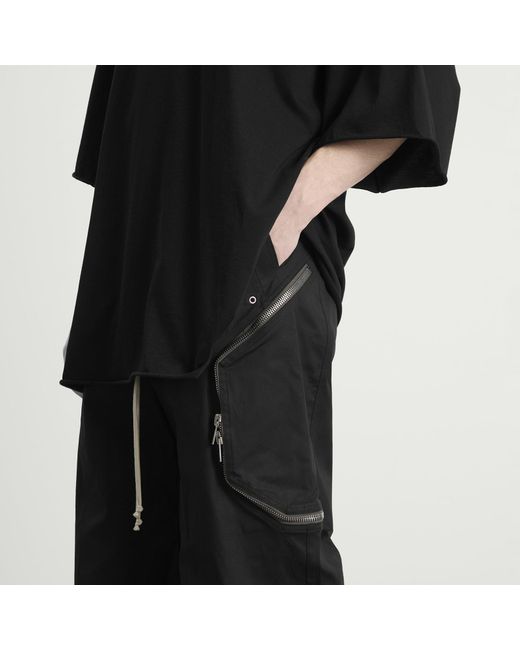 Rick Owens Black Heizer Belas Trousers for men