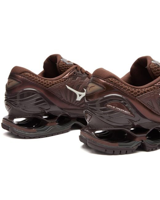 Mizuno Women's Brown Wave Prophecy Ls Sport Sneaker