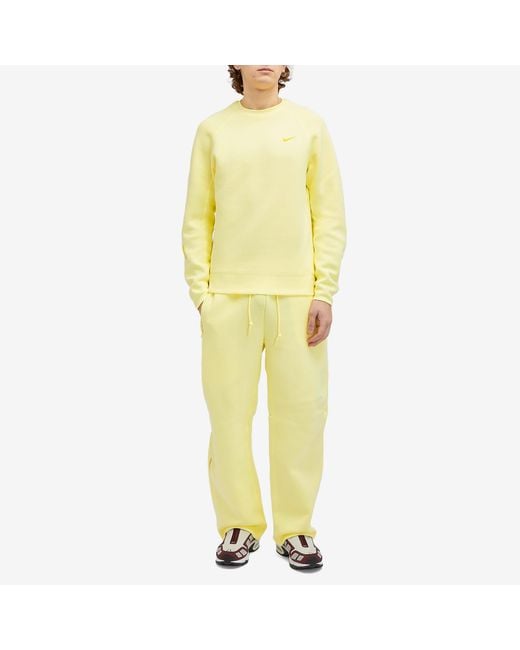 Nike X Nocta Tech Fleece Crew in Yellow | Lyst Nike X Nocta Tech Fleece Crew in Yellow | Lyst