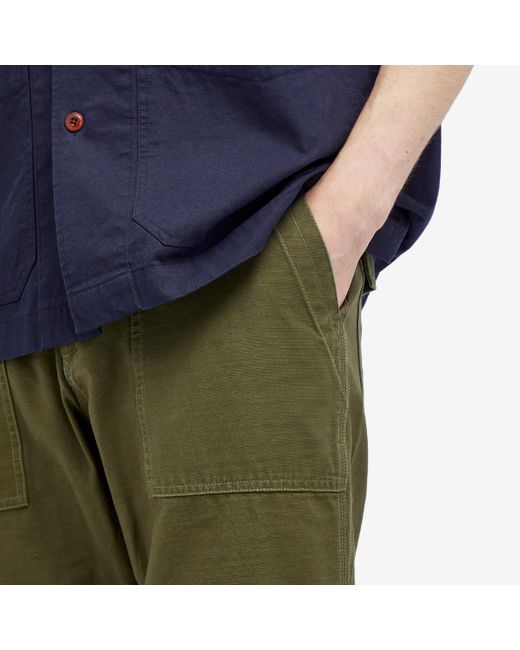 FRIZMWORKS Green Back Sation Fatigue Trousers for men