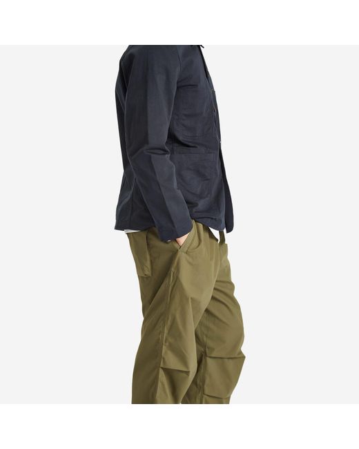 Universal Works Green Recycled Poly Tech Parachute Pant for men