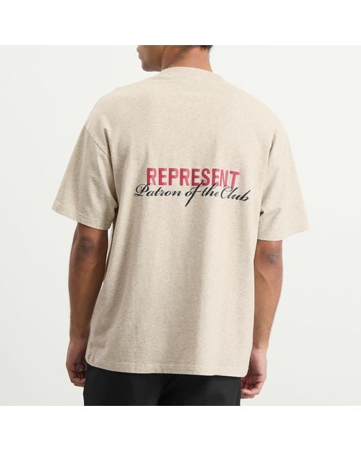 Represent Natural Patron Of The Club T-Shirt for men
