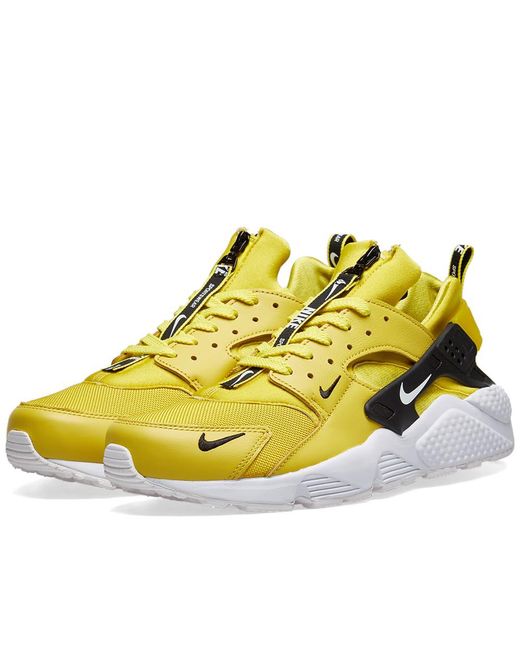 Nike Air Huarache Run Prm Zip Multisport Indoor Shoes in Yellow for Men |  Lyst UK