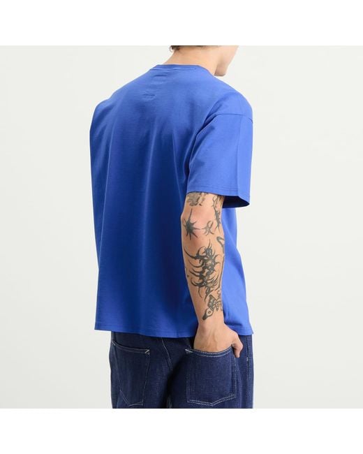 Napapijri Blue X Martine Rose Logo T-Shirt for men