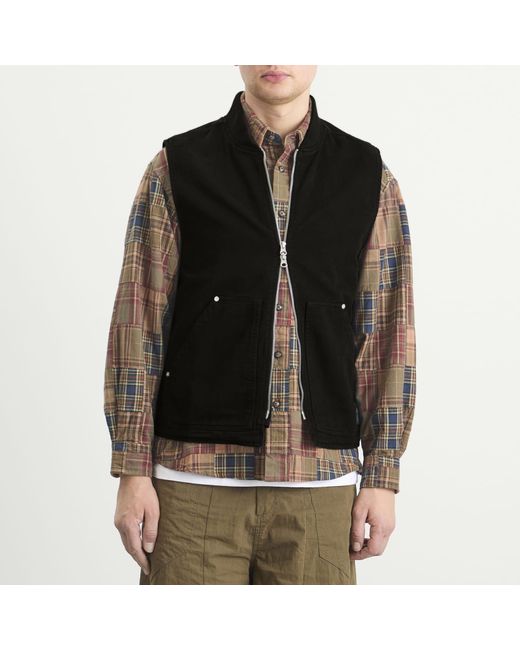 Pexwear Black Tradesman Gilet for men