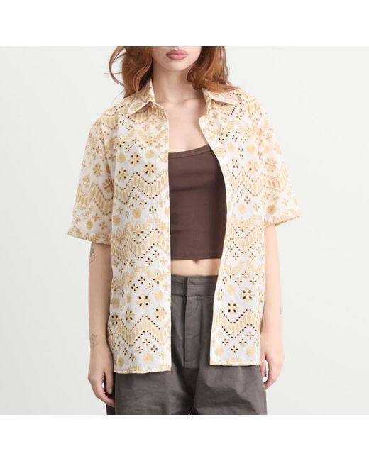 Ahluwalia Natural Kada Short Sleeve Shirt