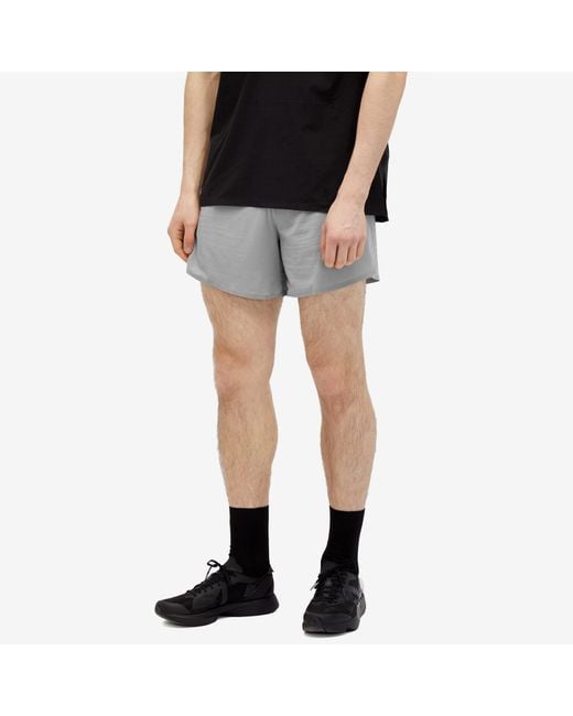 Y-3 Gray Run Shorts for men