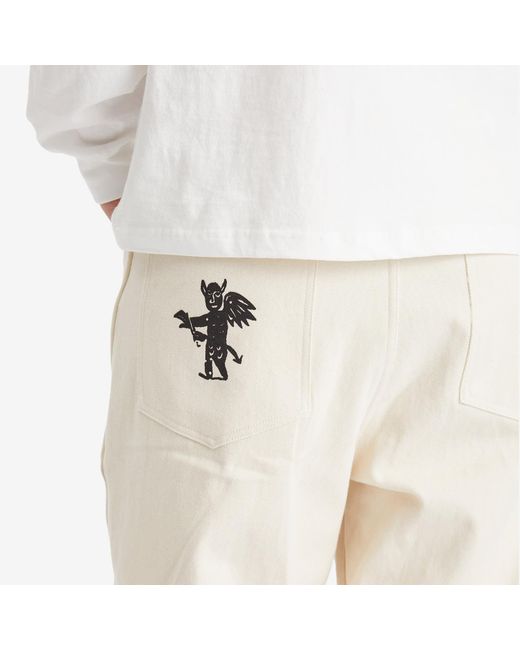 Heresy White Rogue Jeans for men