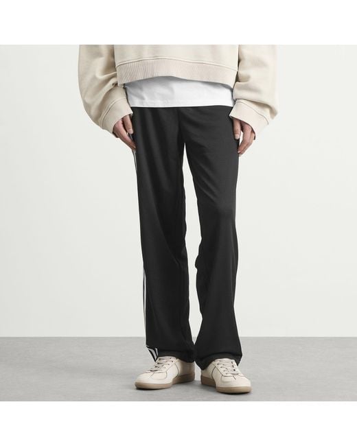 Adidas Gray Firebird Mesh Track Pant for men