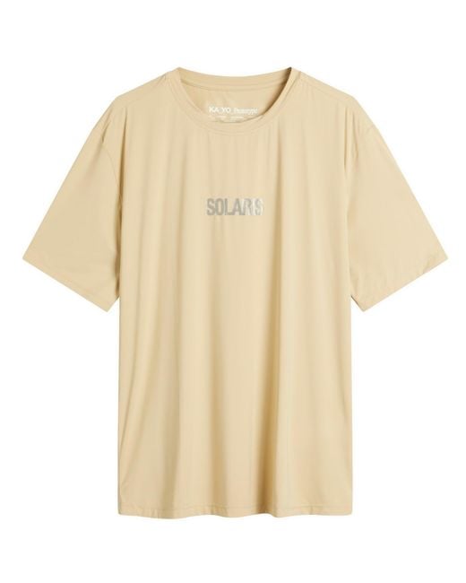 KA_YO_Prototype Natural Solaris Tech T-Shirt for men