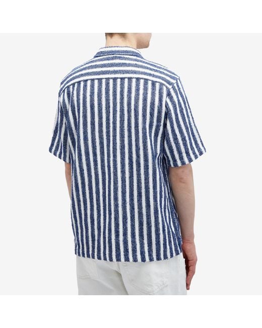 sunflower Blue Stripe Vacation Shirt for men