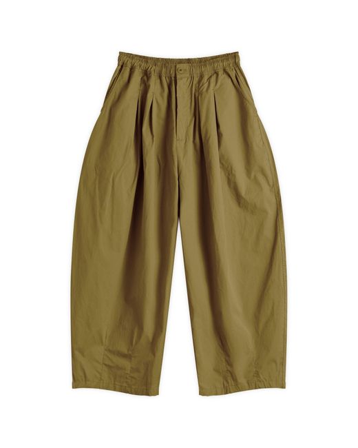 ANGLAN Green Essential Easy Balloon Trousers for men