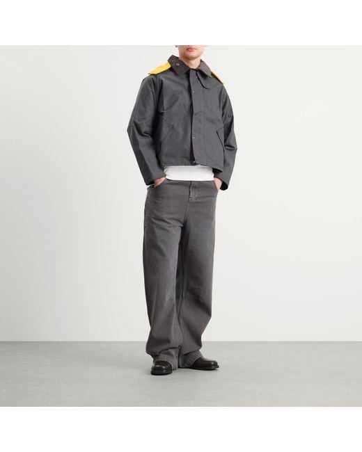 Barbour X Kaptain Sunshine Short Cruiser Casual in Grey for Men