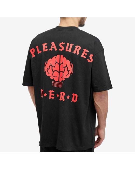 Pleasures Black X N.E.R.D Rock Star T-Shirt for men