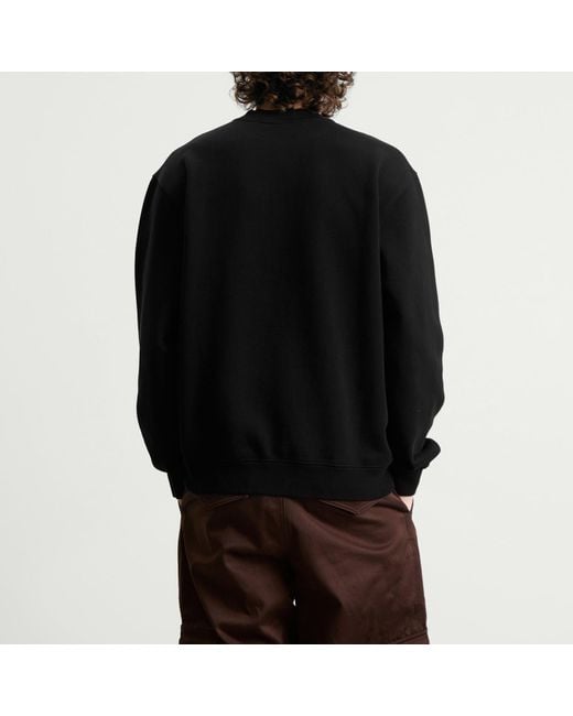 Jacquemus Black Sweatshirt With Logo for men