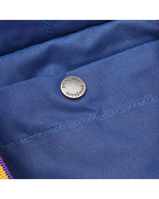 Patagonia Blue 50Th Anniversary Waxed Canvas Tote Pack Cobalt