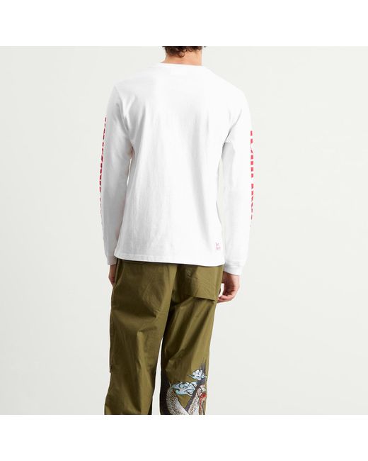 Team Ikuzawa White Logo Longsleeve T-Shirt for men