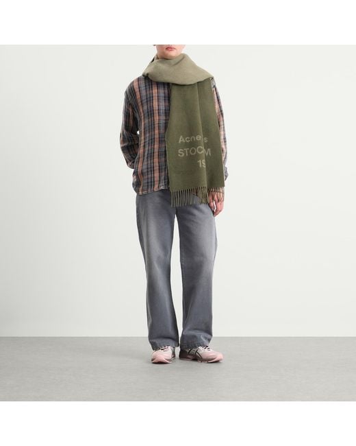 Acne Green Venus 1996 New Scarf for men