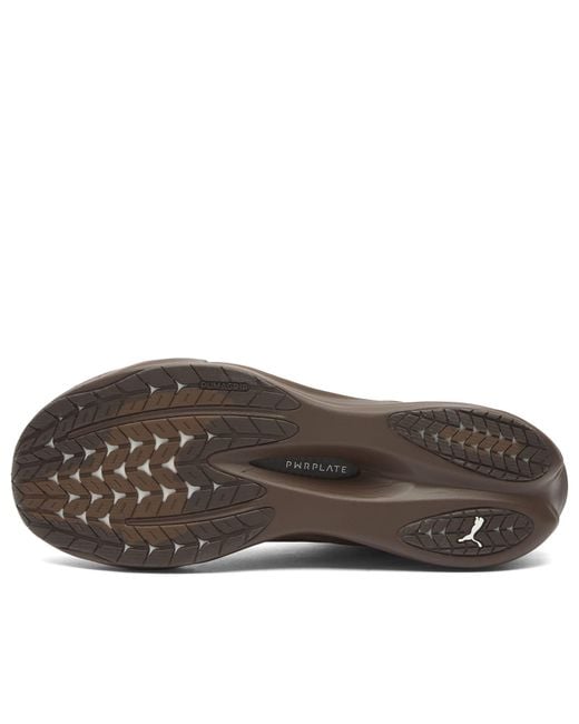 PUMA Brown Deviate Nitro 4 Sneaker for men