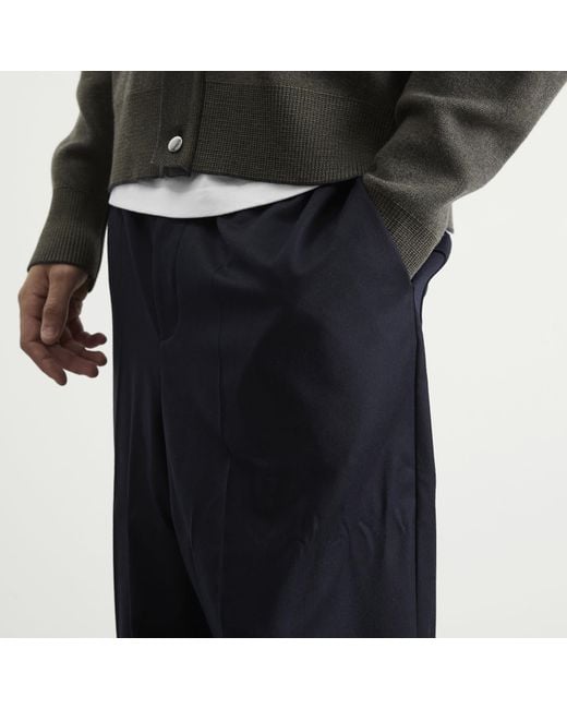 Jacquemus Blue Gio Wide Fit Trousers for men