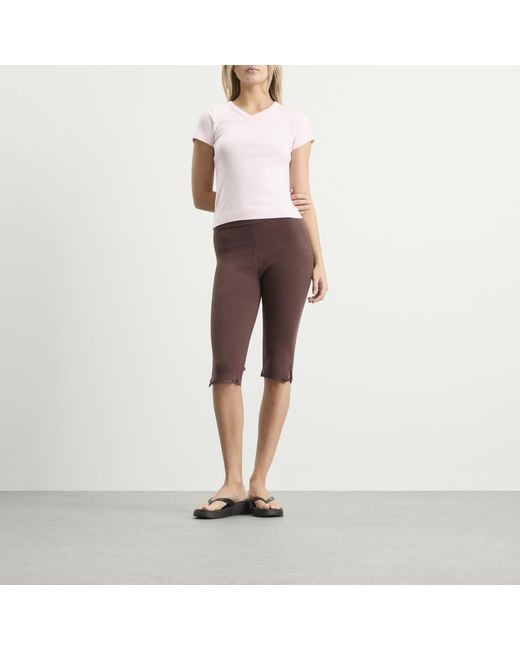 House Of Sunny Brown Classic Capri Pants