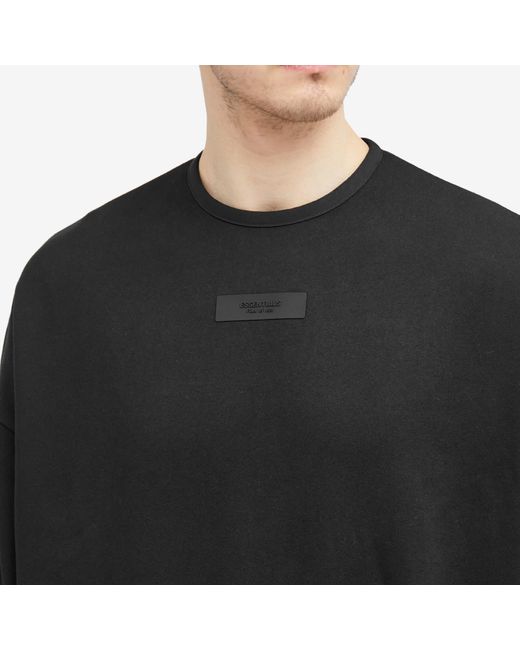 Fear Of God Black Spring Tab Detail Sweatshirt for men