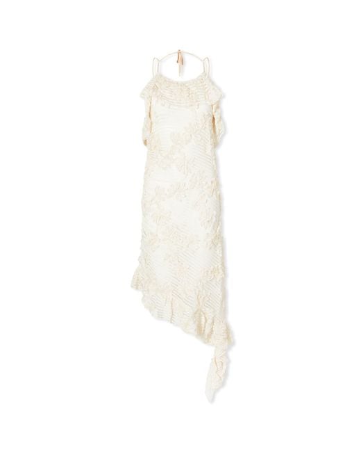 House Of Sunny White Fiore Bianco Dress