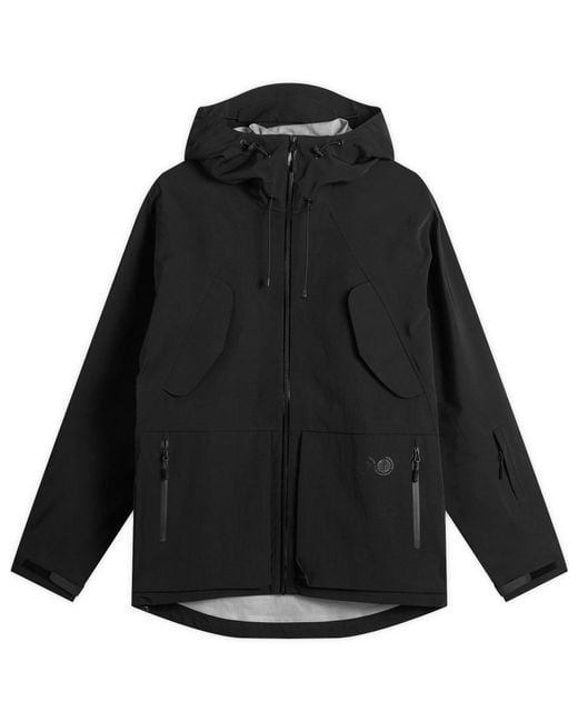 Purple Mountain Observatory Black 3L Hardshell Jacket for men