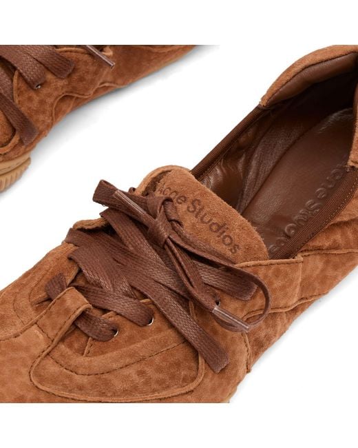 Acne Brown Bilaria Pigale Sneaker