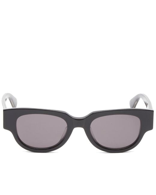 Bottega Veneta Gray Triangle Sunglasses