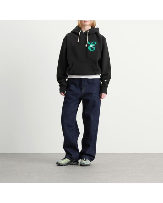 Champion Black For E By End. Hoodie 'Emerald'