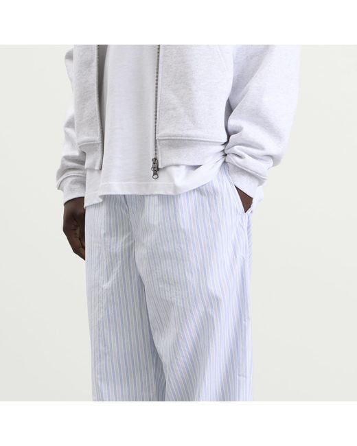 Skims Blue Logo Band Sleep Pant for men