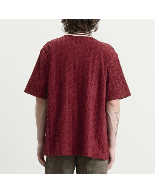 Drole de Monsieur Red Monogram Shirt for men