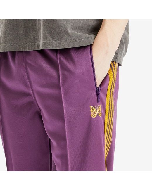 Needles Poly Smooth Zipped Track Pant in Purple for Men | Lyst UK