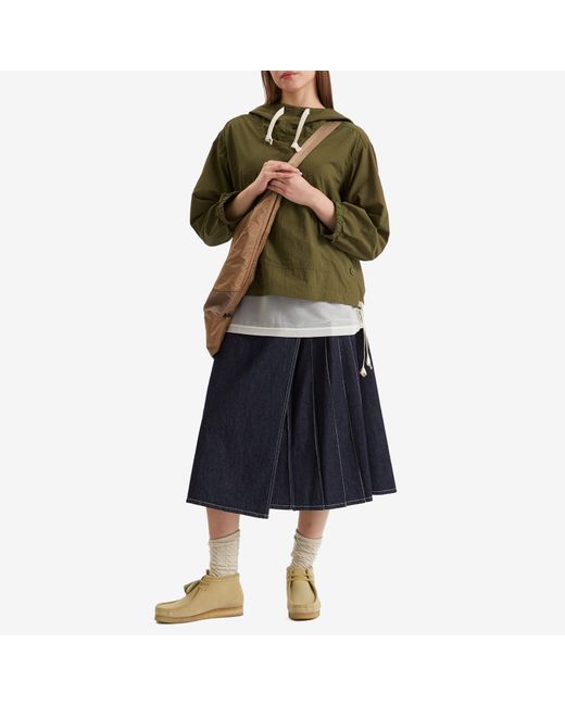Beams Boy Green Side String Anorak