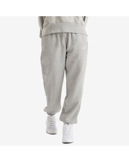 Nike Gray Nsw Phoenix Fleece Pant