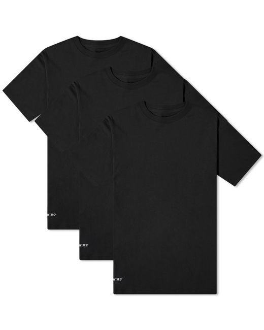 (w)taps Black Skivvies 3-Pack T-Shirt for men