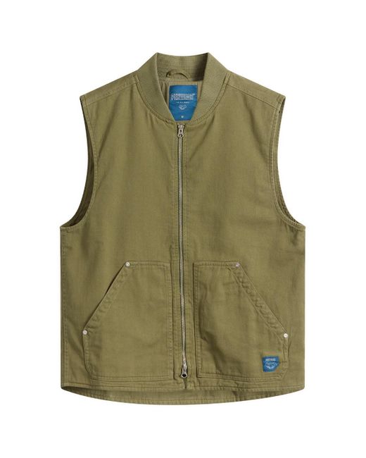 Pexwear Green Tradesman Gilet for men
