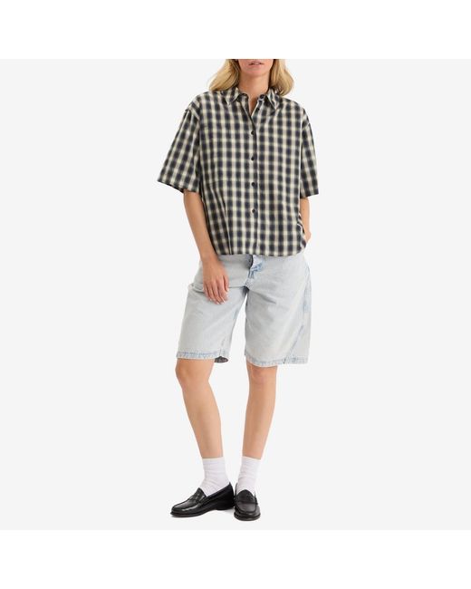 YMC Blue Twisted Shorts