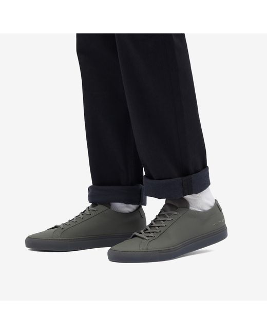 Common Projects Green Achilles Tech Low Sneakers for men