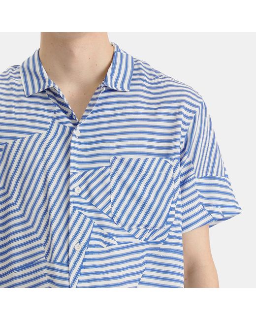 YMC Blue Malick Vacation Shirt for men