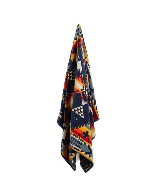 Pendleton Blue Oversized Spa Towel