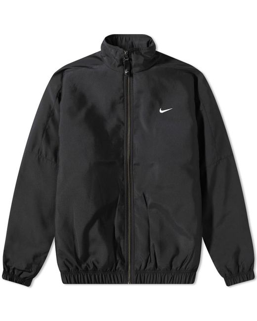Nike Nrg Satin Bomber Jacket in Black for Men - Lyst
