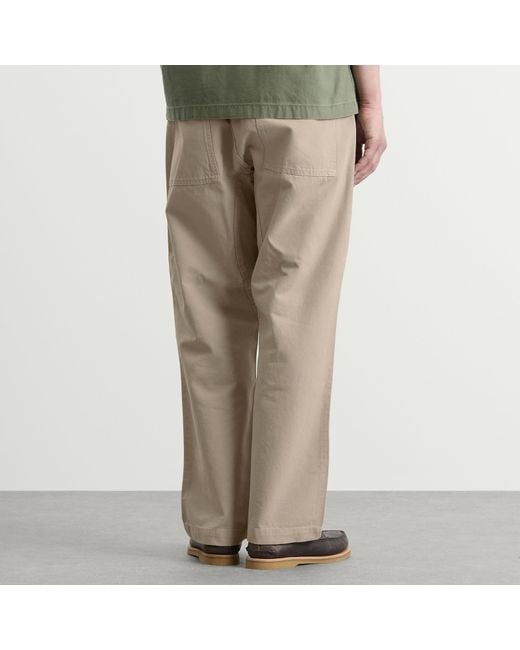 Service Works Natural Canvas Chef Pant for men