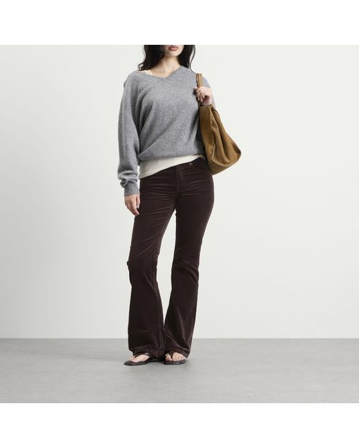 GOOD AMERICAN Black Good Low Rise Bootcut Jeans